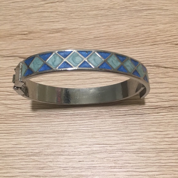Blue Cuff Bangle - Picture 1 of 4
